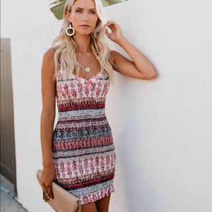 Vici Collection Knock Out Smocked Dress